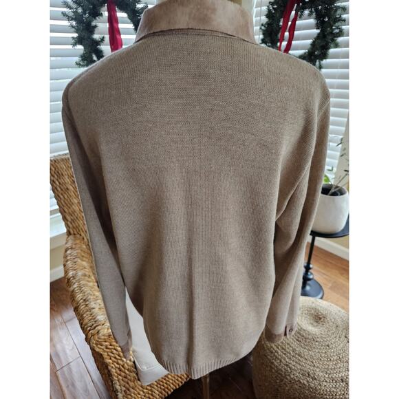 Freya Wool Blend Collared Cardigan Sweater Women's Size M Bohemian Snaps - Picture 5 of 11